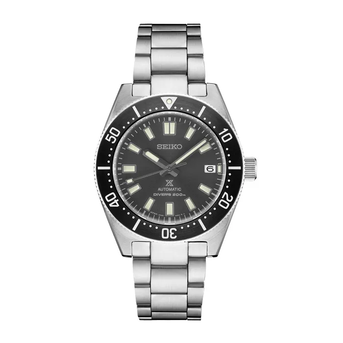 Seiko Prospex SPB143 1965 heritage dykkerur i stål med sort urskive og stållænke